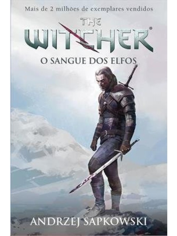 O sangue dos elfos - The Witcher - A saga do bruxo Geralt de Rívia (Capa game)